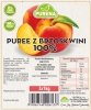 Pulpa puree przecier 100% bez cukru z brzoskwini 3x1kg